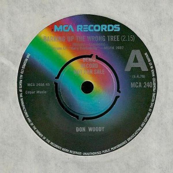 Don Woody, Peanuts Wilson - Barking Up The Wrong Tree / Cast Iron Arm