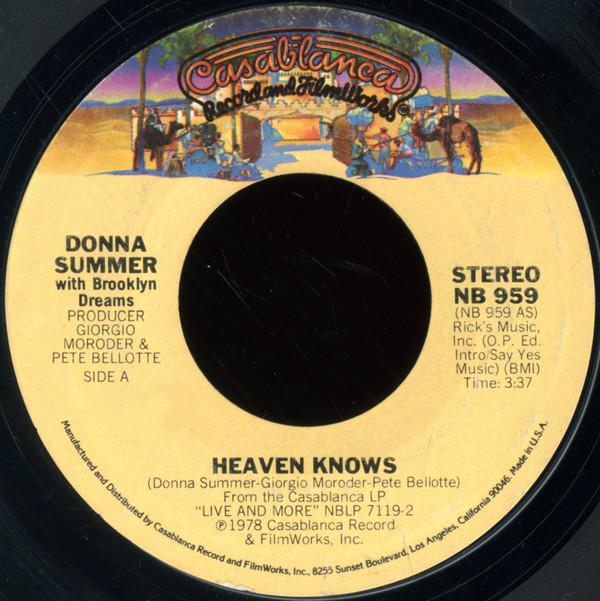 Donna Summer - Heaven Knows