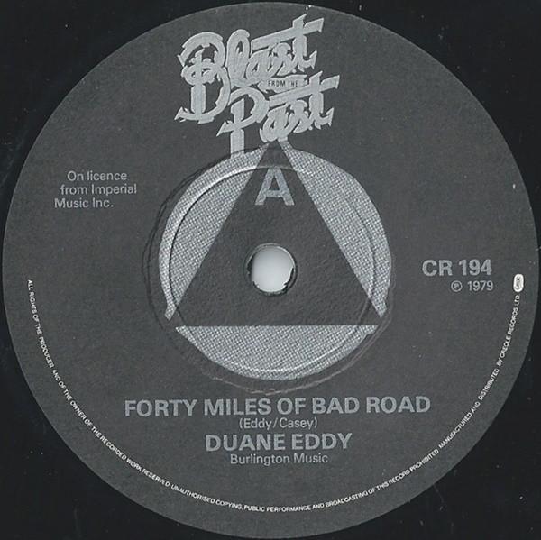 Duane Eddy, Bill Doggett, Dee Clark - Forty Miles Of Bad Roads / Honky Tonk (Pt.1) / Raindrops