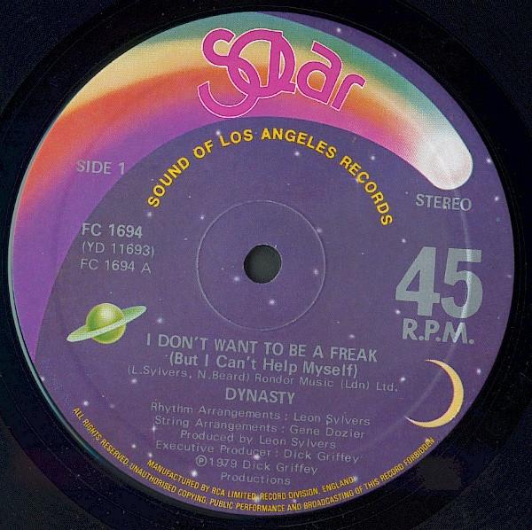 Dynasty - I Don't Want To Be A Freak (But I Can't Help Myself)