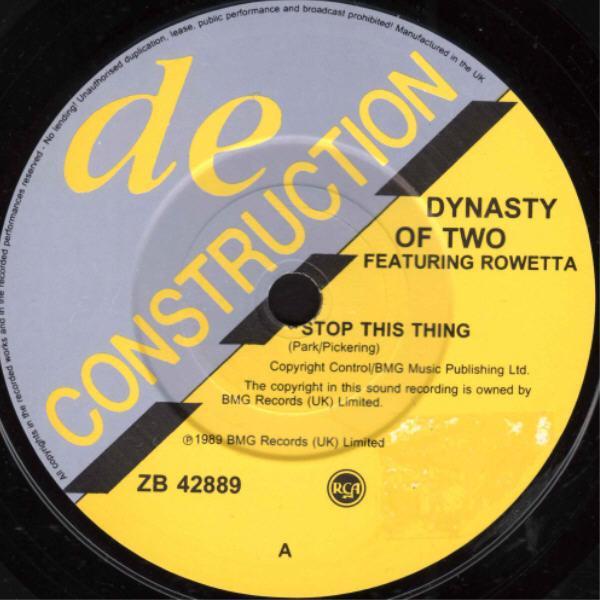Dynasty Of Two - Stop This Thing / Energy