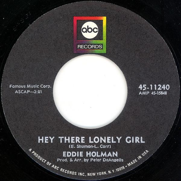Eddie Holman - Hey There Lonely Girl