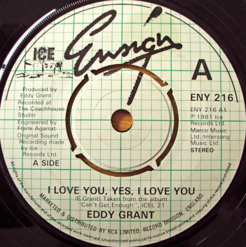 Eddy Grant - I Love You Yes, I Love You