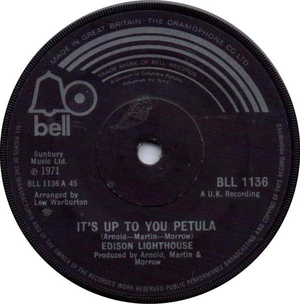 Edison Lighthouse - It's Up To You Petula
