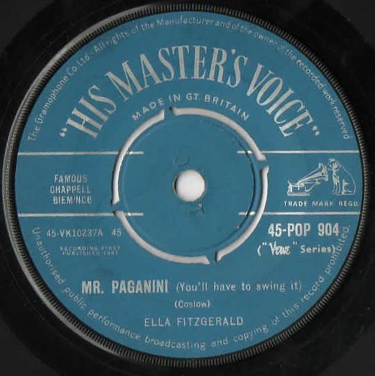 Ella Fitzgerald - Mr. Paganini