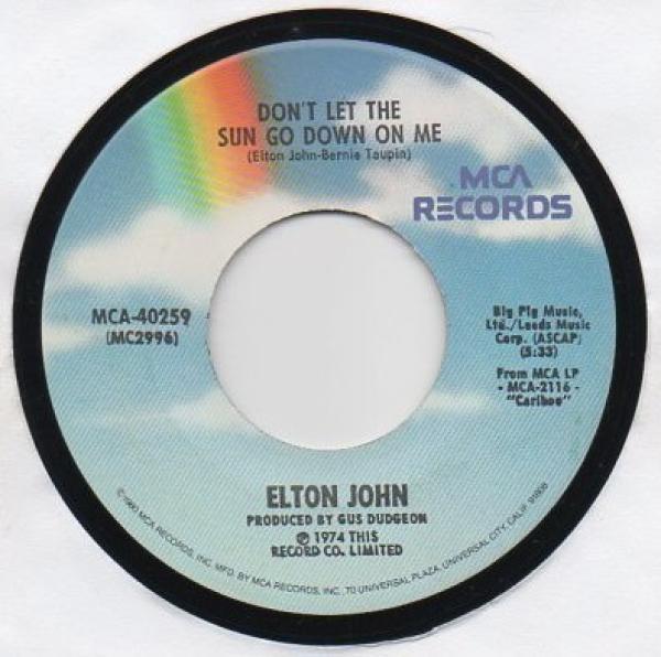 Elton John - Don't Let The Sun Go Down On Me