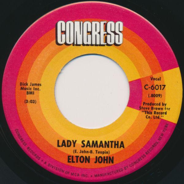Elton John - Lady Samantha / It's Me That You Need