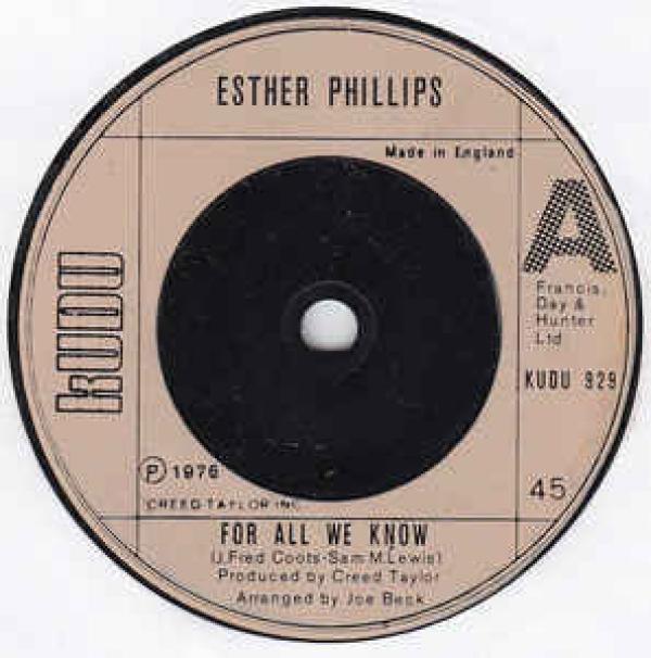 Esther Phillips - For All We Know / Fever