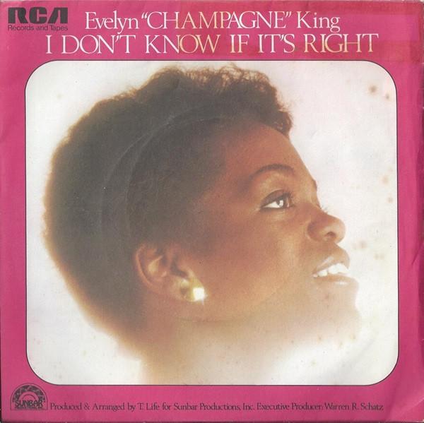 Evelyn King - I Don't Know If It's Right