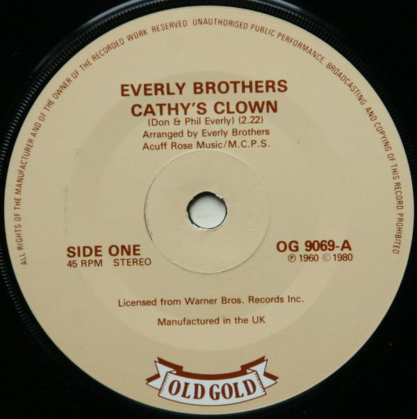 Everly Brothers - Cathy's Clown / Temptation