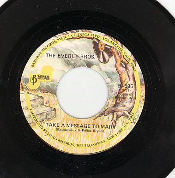 Everly Brothers - Take A Message To Mary / Poor Jenny