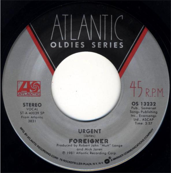 Foreigner - Urgent / Waiting For A Girl Like You