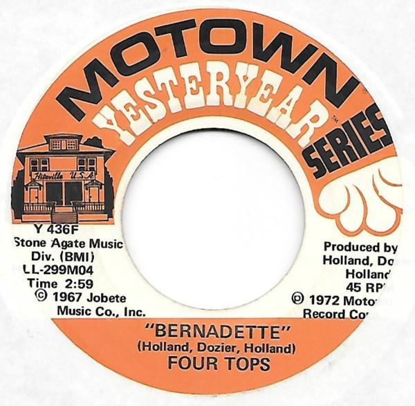 Four Tops - Bernadette / 7 Rooms Of Gloom