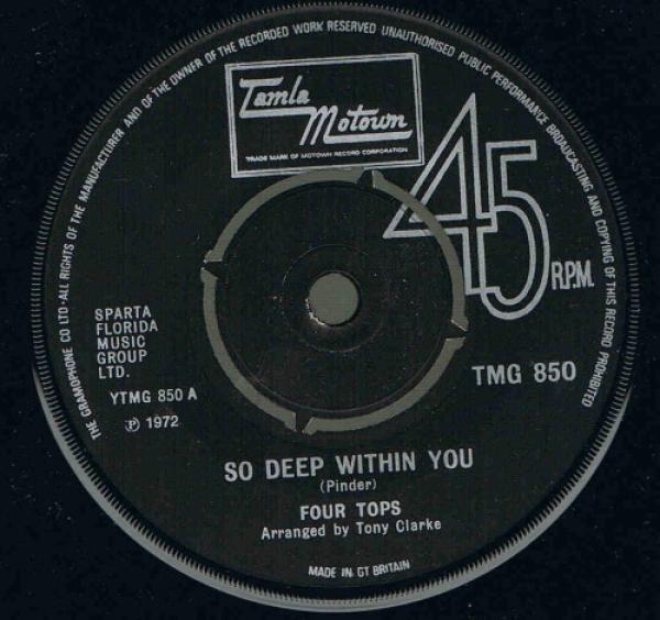 Four Tops - So Deep Within You