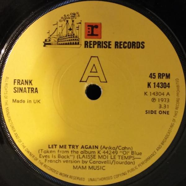 Frank Sinatra - Let Me Try Again / Send In The Clowns