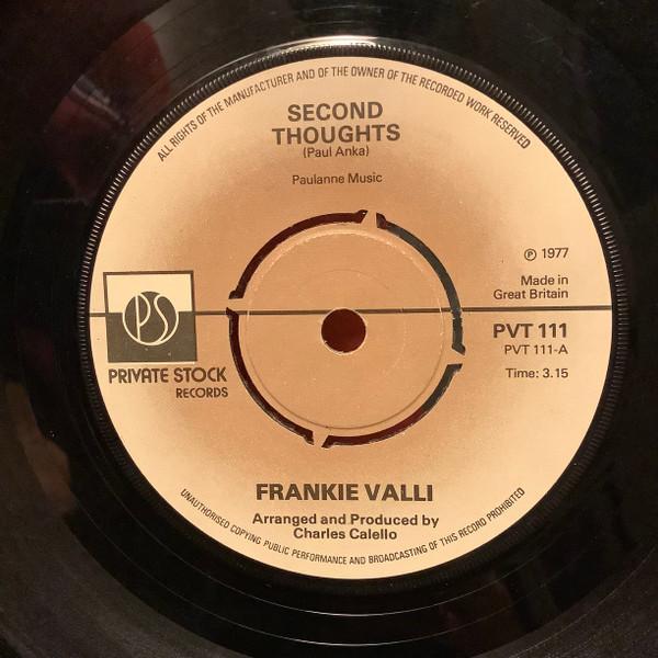Frankie Valli - Second Thoughts