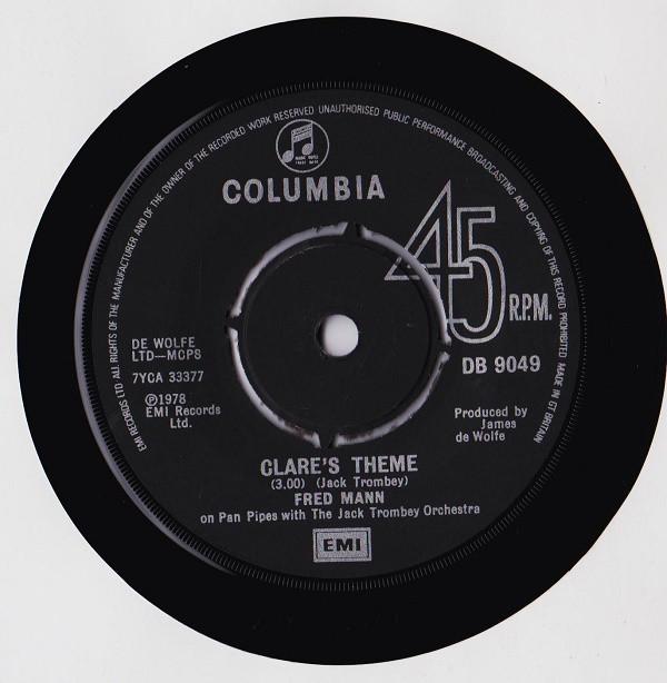Fred Mann, The Jack Trombey Orchestra - Clare's Theme