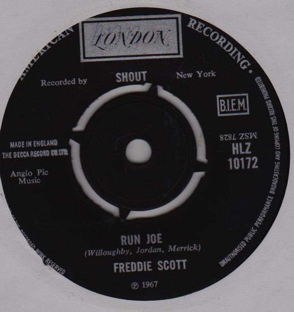 Freddie Scott  - Run Joe / He Ain't Give You None