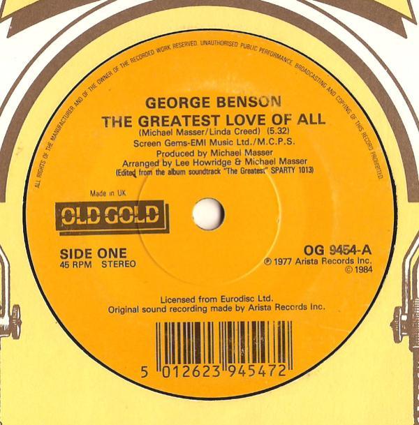 George Benson, Tom Browne - The Greatest Love Of All / Funkin' For Jamaica (N.Y.)