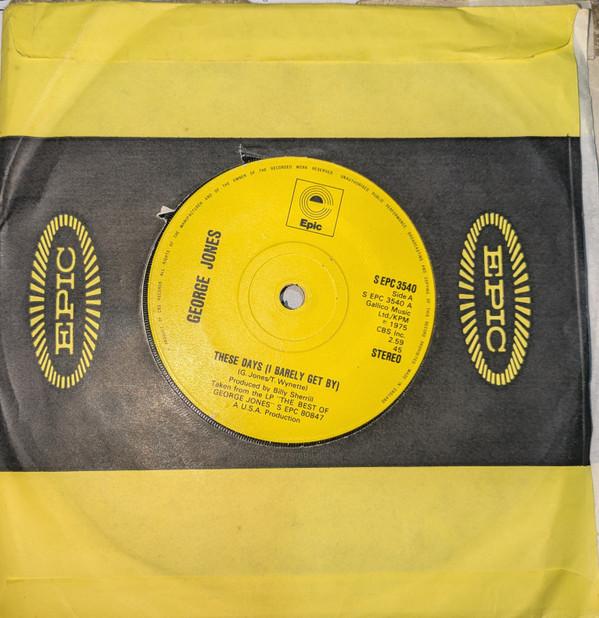 George Jones (2) - These Days (I Barely Get By)