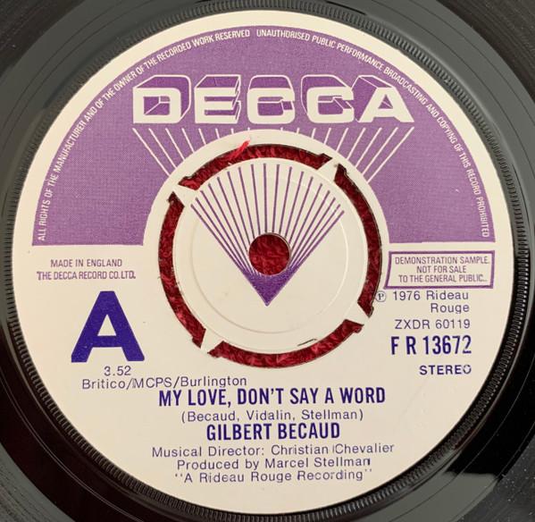 Gilbert Bécaud - My Love, Don't Say A Word