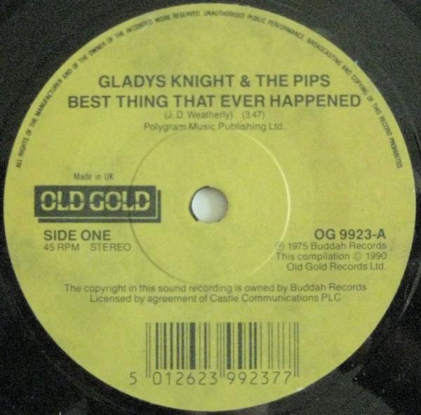 Gladys Knight And The Pips - Best Thing That Ever Happened / Baby Don't Change Your Mind