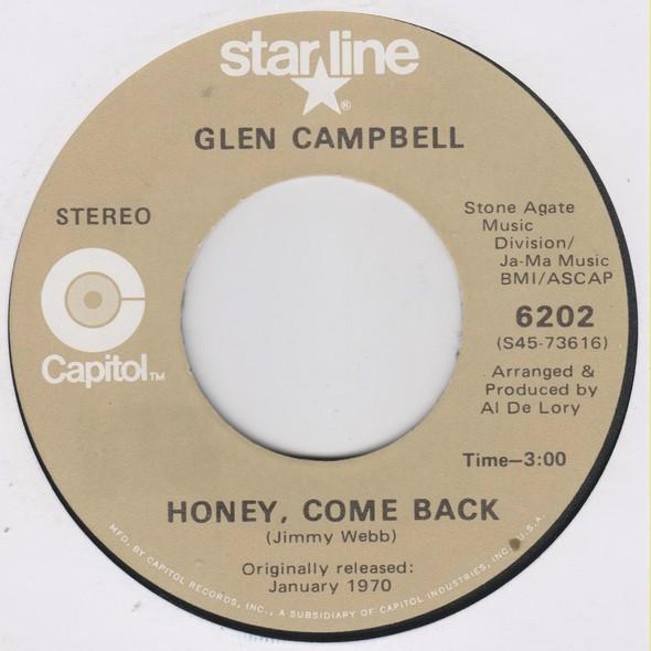 Glen Campbell - Honey Come Back / Dream Baby (How Long Must I Dream)