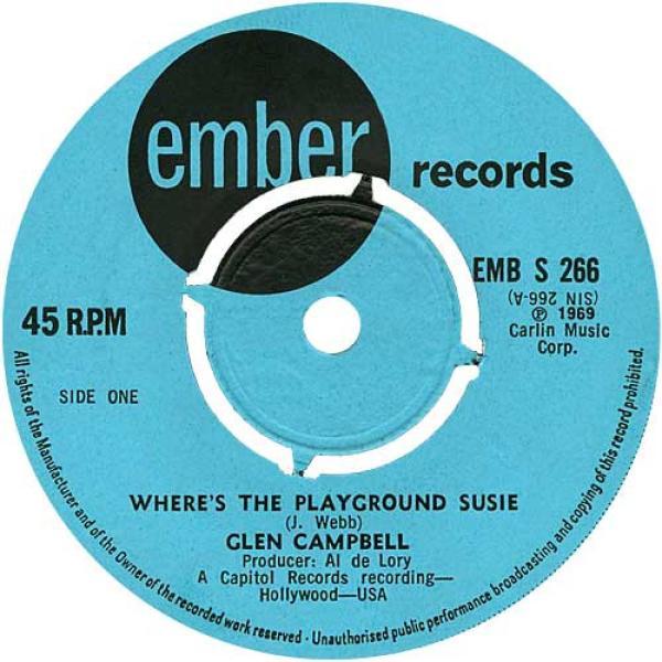Glen Campbell - Where's The Playground Susie