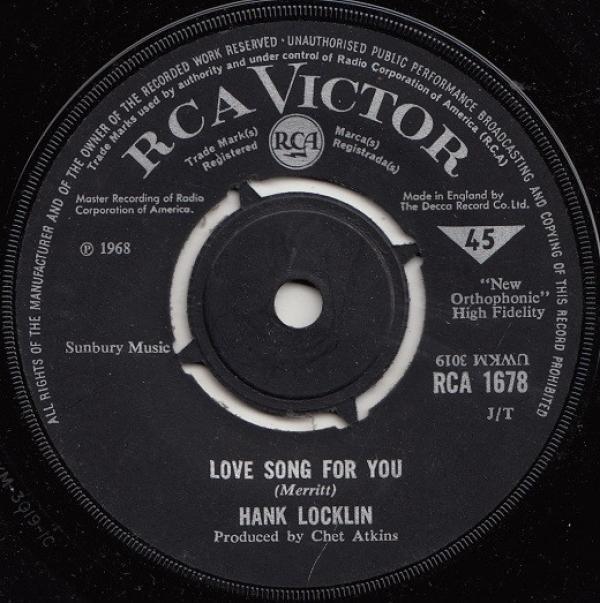 Hank Locklin - Love Song For You