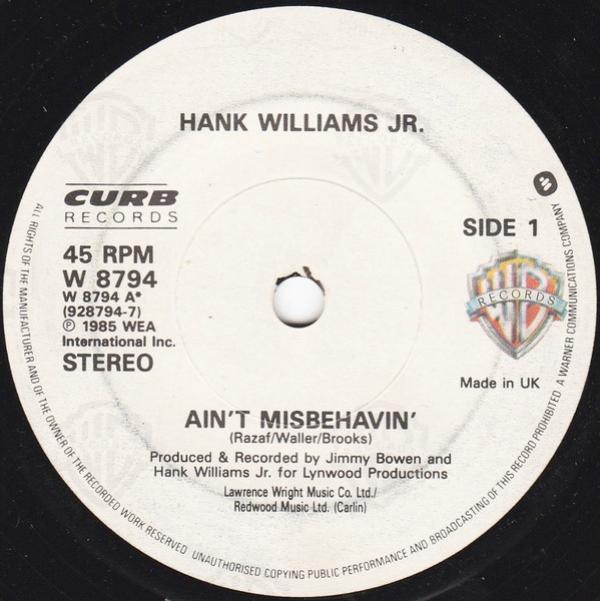 Hank Williams Jr. - Ain't Misbehavin'