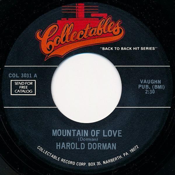 Harold Dorman, Robert Parker - Mountain Of Love / Barefootin'