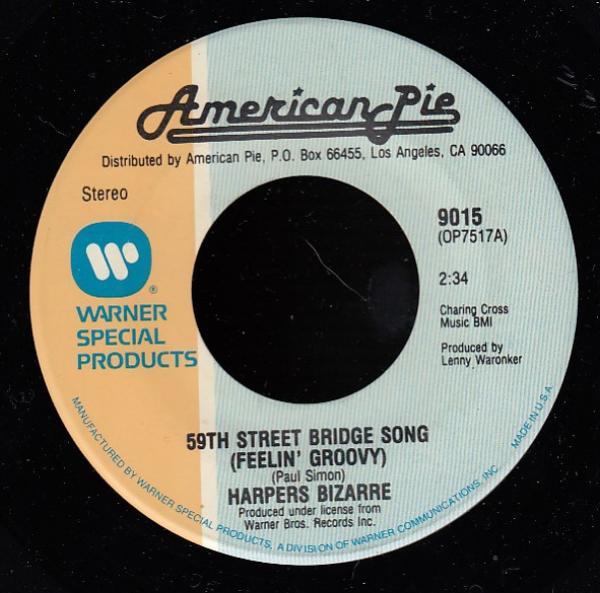 Harpers Bizarre, England Dan & John Ford Coley - 59th Street Bridge Song (Feelin' Groovy)  /  Love Is The Answer