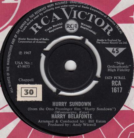 Harry Belafonte - Hurry Sundown