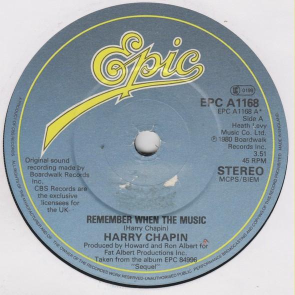 Harry Chapin - Remember When The Music