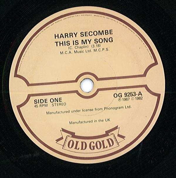 Harry Secombe - This Is My Song / If I Ruled The World