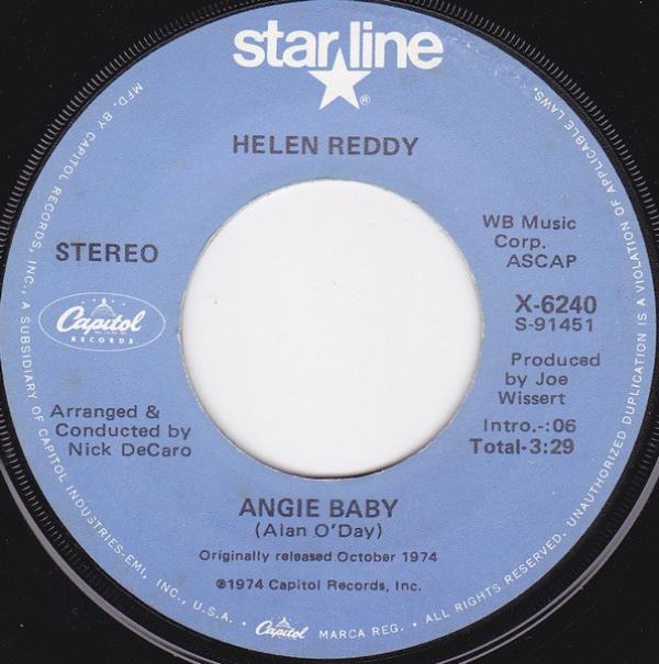 Helen Reddy - Angie Baby / Emotion