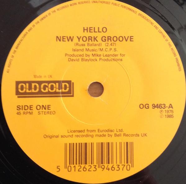 Hello - New York Groove / Tell Him