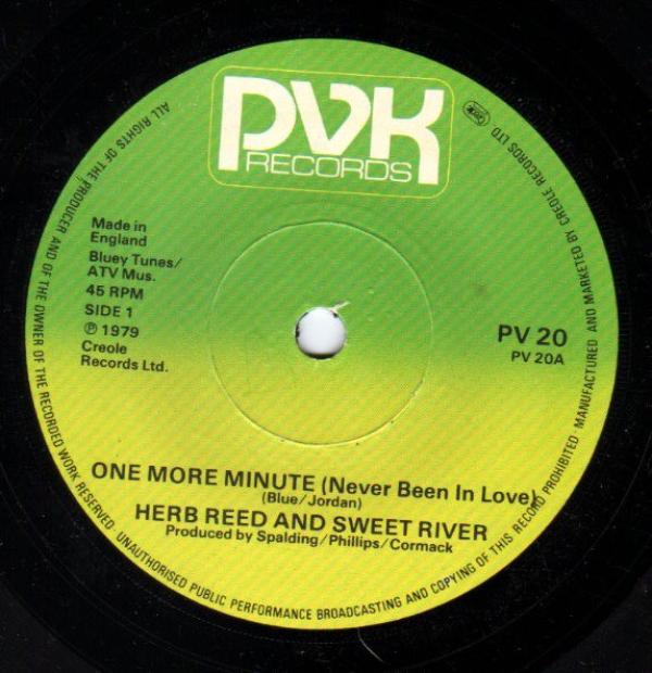 Herb Reed - One More Minute (Never Been In Love) / Bubbling Under