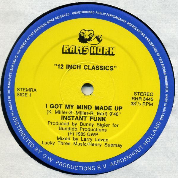 Instant Funk, Eddie Holman - I Got My Mind Made Up / This Will Be A Night To Remember