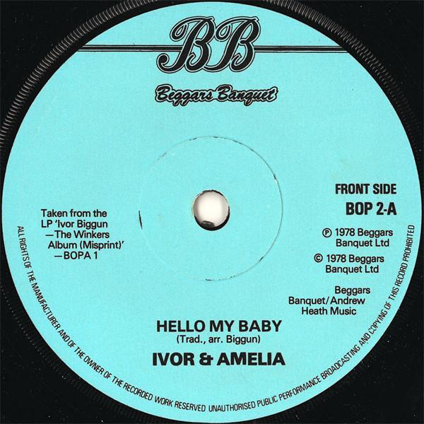 Ivor Biggun & The Red-Nosed Burglars - Hello My Baby