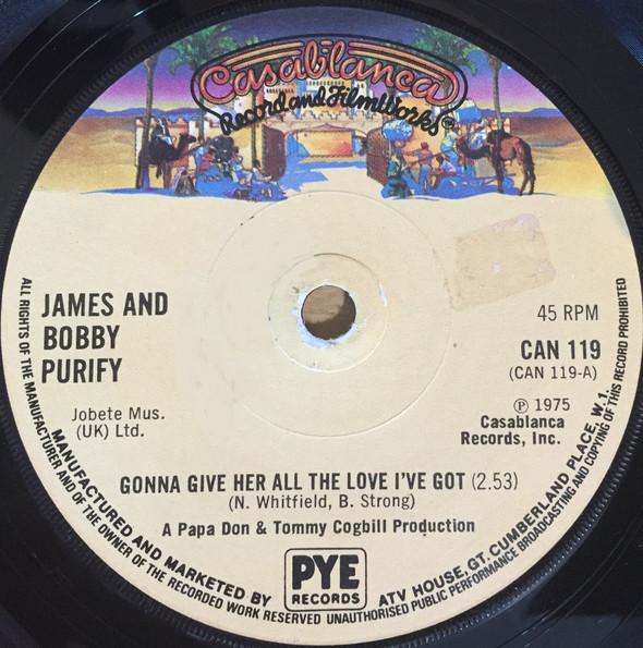 James & Bobby Purify - Gonna Give Her All The Love I've Got