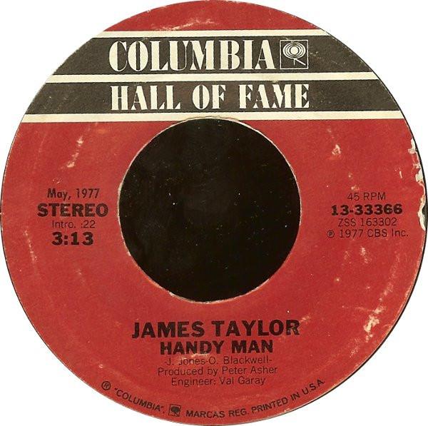 James Taylor (2) - Handy Man / Your Smiling Face