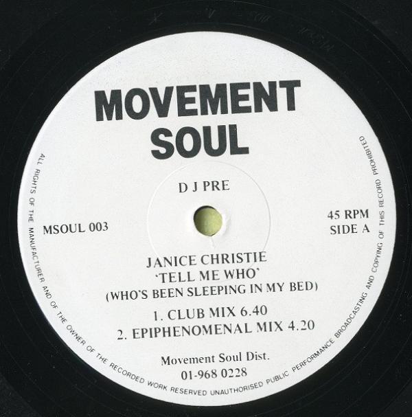 Janice Christie - Tell Me Who (Who's Been Sleeping In My Bed)