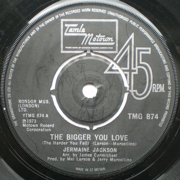 Jermaine Jackson - The Bigger You Love (The Harder You Fall)