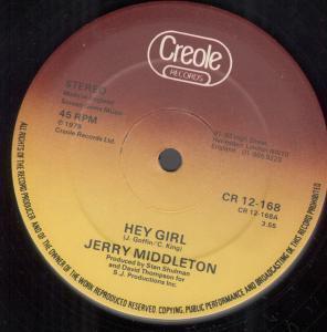 Jerry Middleton - Hey Girl / I'm Your Loving Man