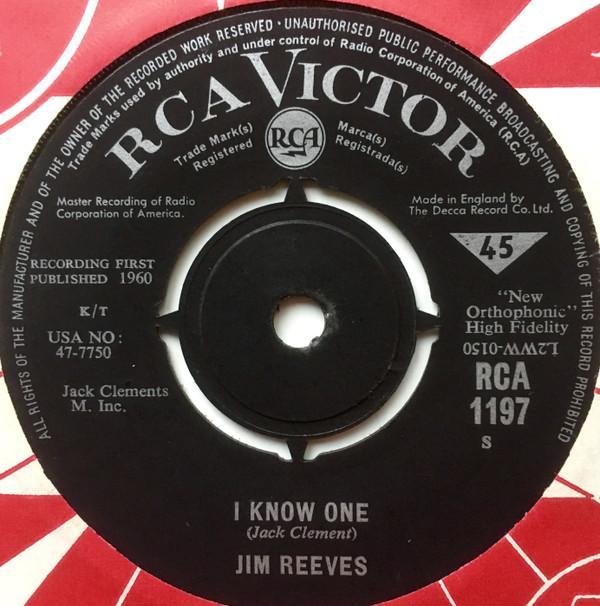 Jim Reeves - I Know One