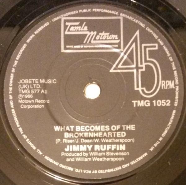 Jimmy Ruffin, Marv Johnson - What Becomes Of The Brokenhearted / I'll Pick A Rose For My Rose