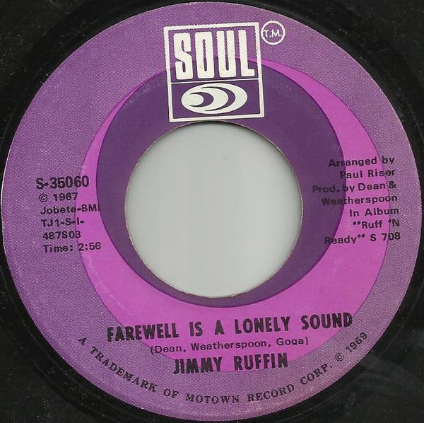 Jimmy Ruffin - If You Will Let Me, I Know I Can / Farewell Is A Lonely Sound