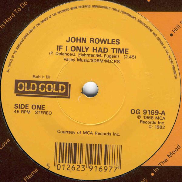 John Rowles, Leapy Lee - If I Only Had Time / Little Arrows