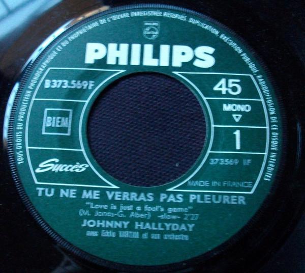 Johnny Hallyday - Tu Ne Me Verras Pas Pleurer